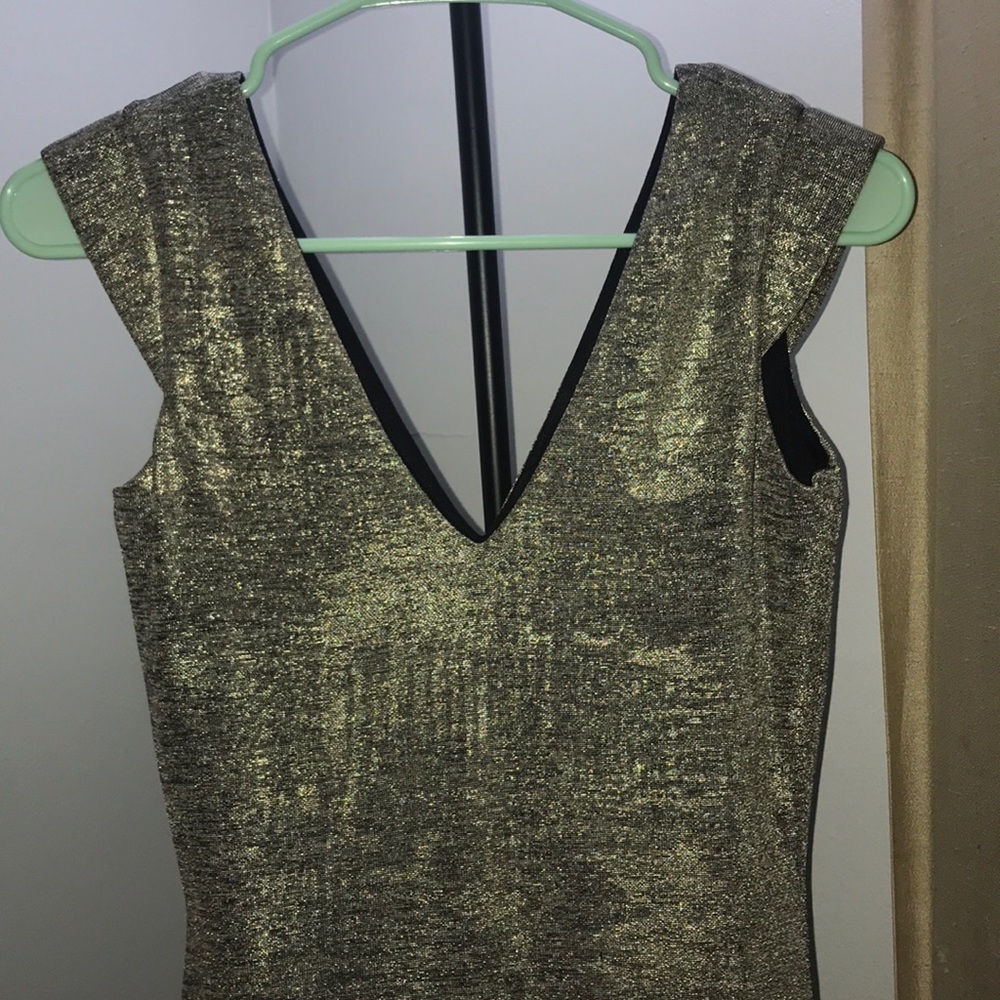 Gold Mini dress